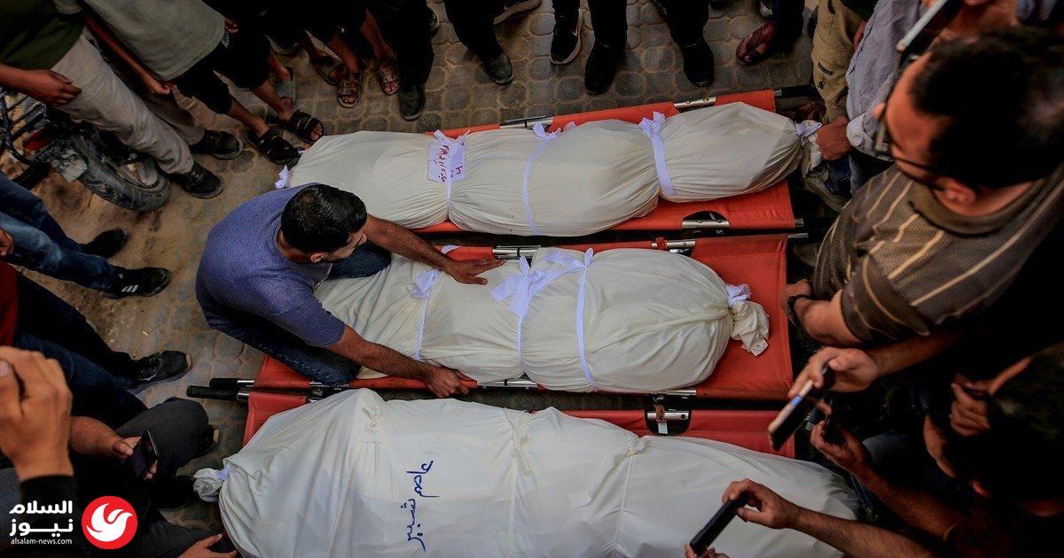 انتشال رفات 55 شهيداً من تحت ركام منزل عائلة مالكة بمدينة غزة بعد 3 سنوات من القصف