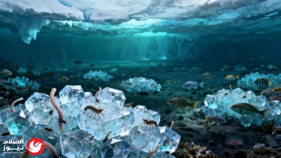 اكتشاف واحة حياة مخفية تحت أنهار غرينلاند الجليدية