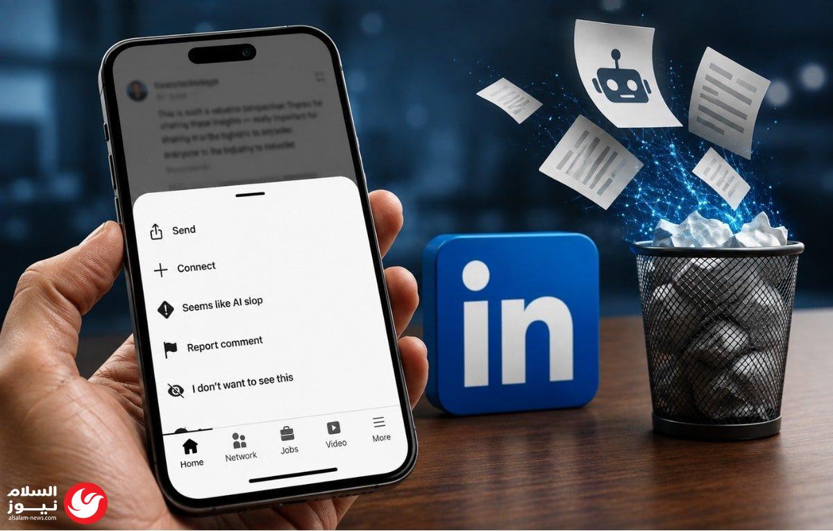 لينكدإن تشن حرباً على الضجيج الرقمي: مليون بلاغ ضد المحتوى الرديء للذكاء الاصطناعي