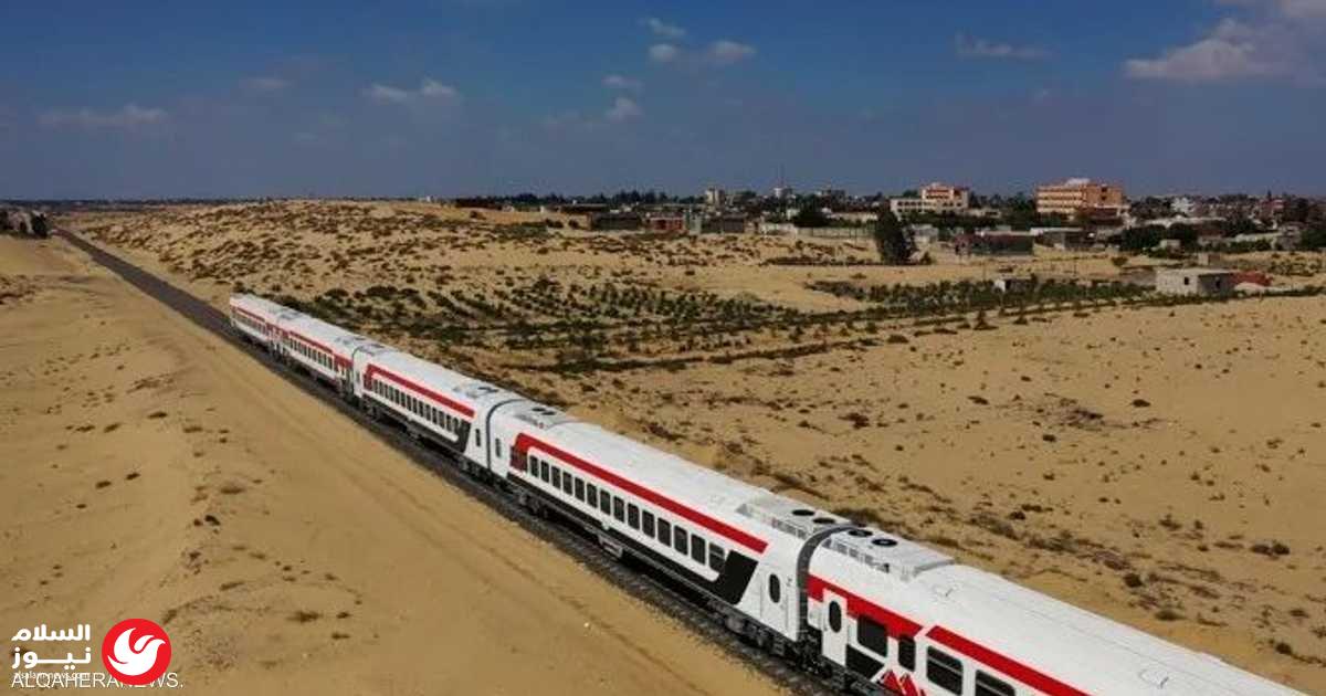 شريان التنمية في سيناء: بدء تركيب قضبان قطار العريش–طابا