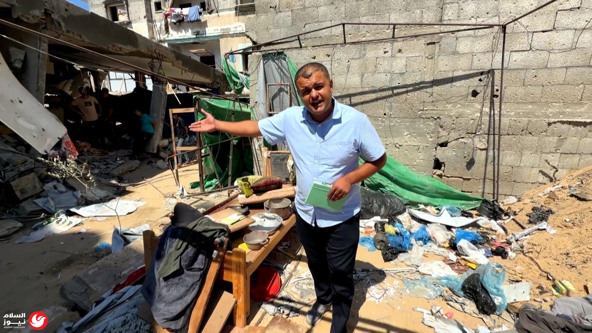 تصعيد إسرائيلي دامٍ في دير البلح: خيام النازحين تحت نيران القصف