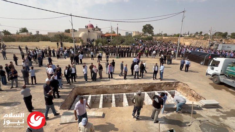مشاهد مؤثرة من ساحة كنيسة القديس جورجيوس في الكرك بعد الهجوم الإرهابي